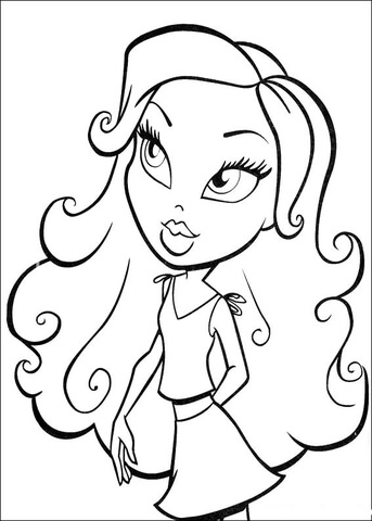 I'M Beautiful  Coloring Page